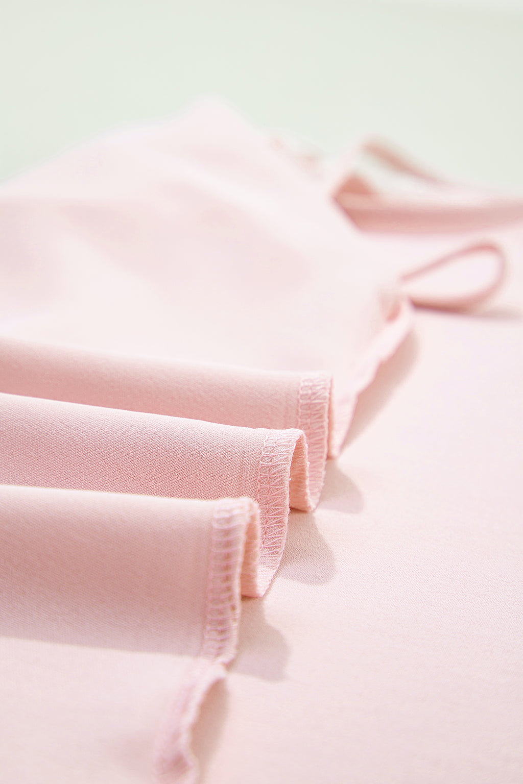 Light Pink Sheer Lace Patchwork Camisole Nightgown Dress