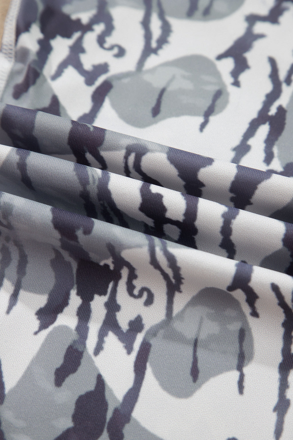 Multicolour Camouflage Pattern High Waist Leggings