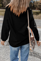 Light Grey Ribbed Corduroy Oversized Sweatshirt